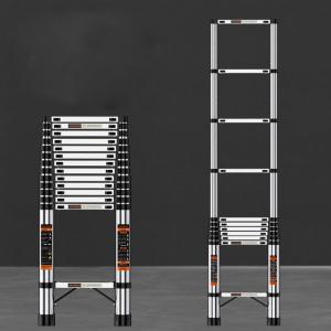 Warehouse or Home Use 7.4m Telescopic Extension Retractable Aluminum Folding Step Ladder