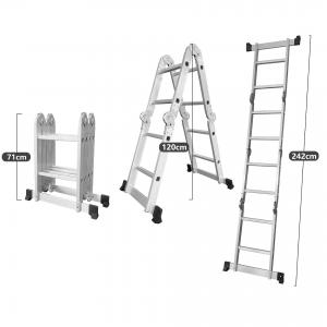 Ladder Aluminum Heavy Duty Low Price Multi Use Folding Portable Foldable Manufacturer in China